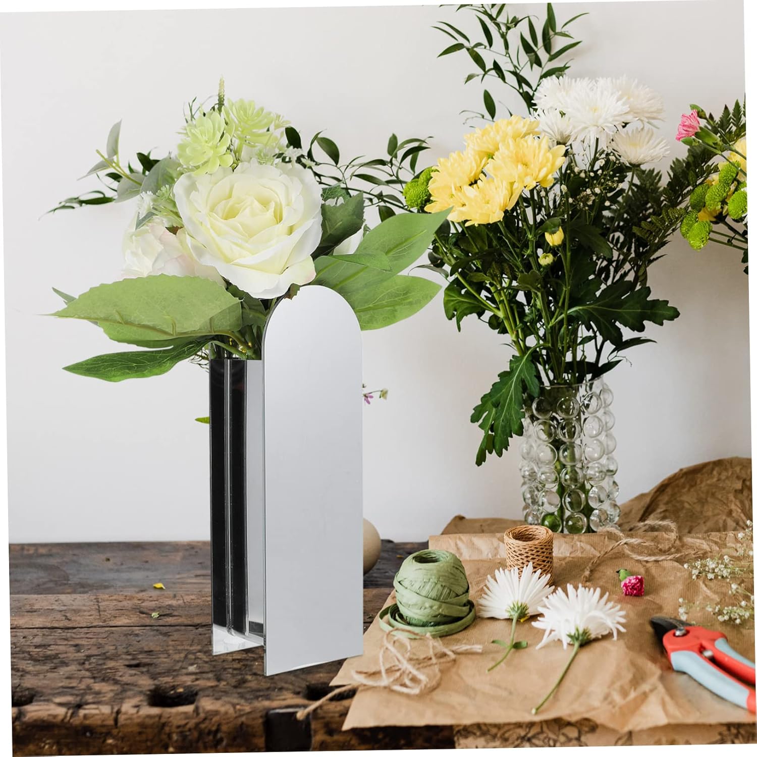 Garneck Acrylic Hydroponic Vase for Home Decor