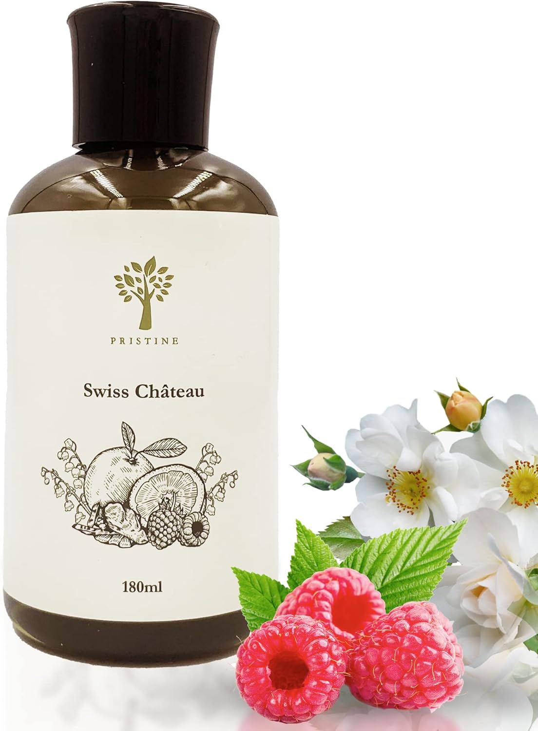 Pristine Hotel Scent Diffuser Refill Fresh Rose Tangerine Cedarwood