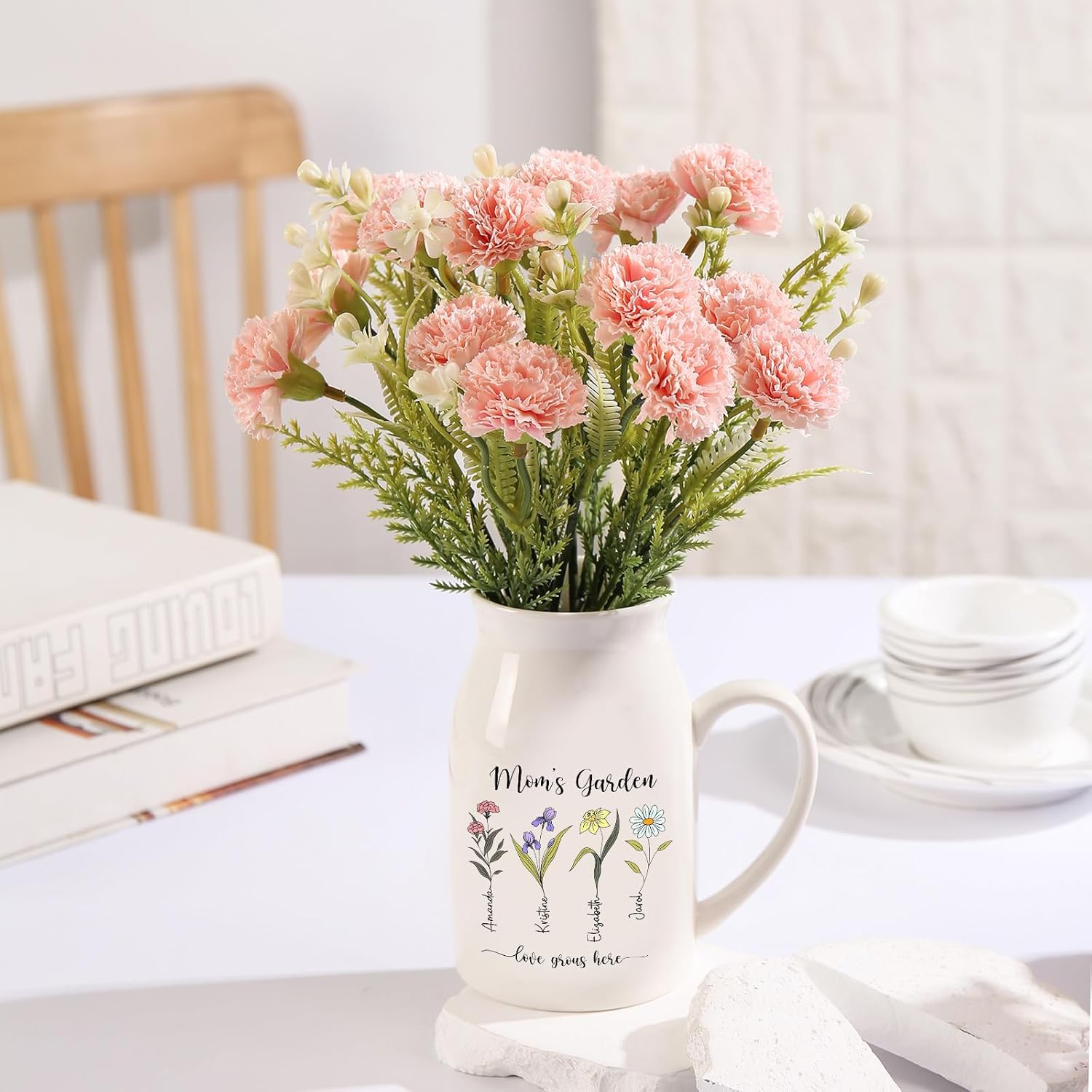 Personalized Flower Vase for Home Decor and Gifts