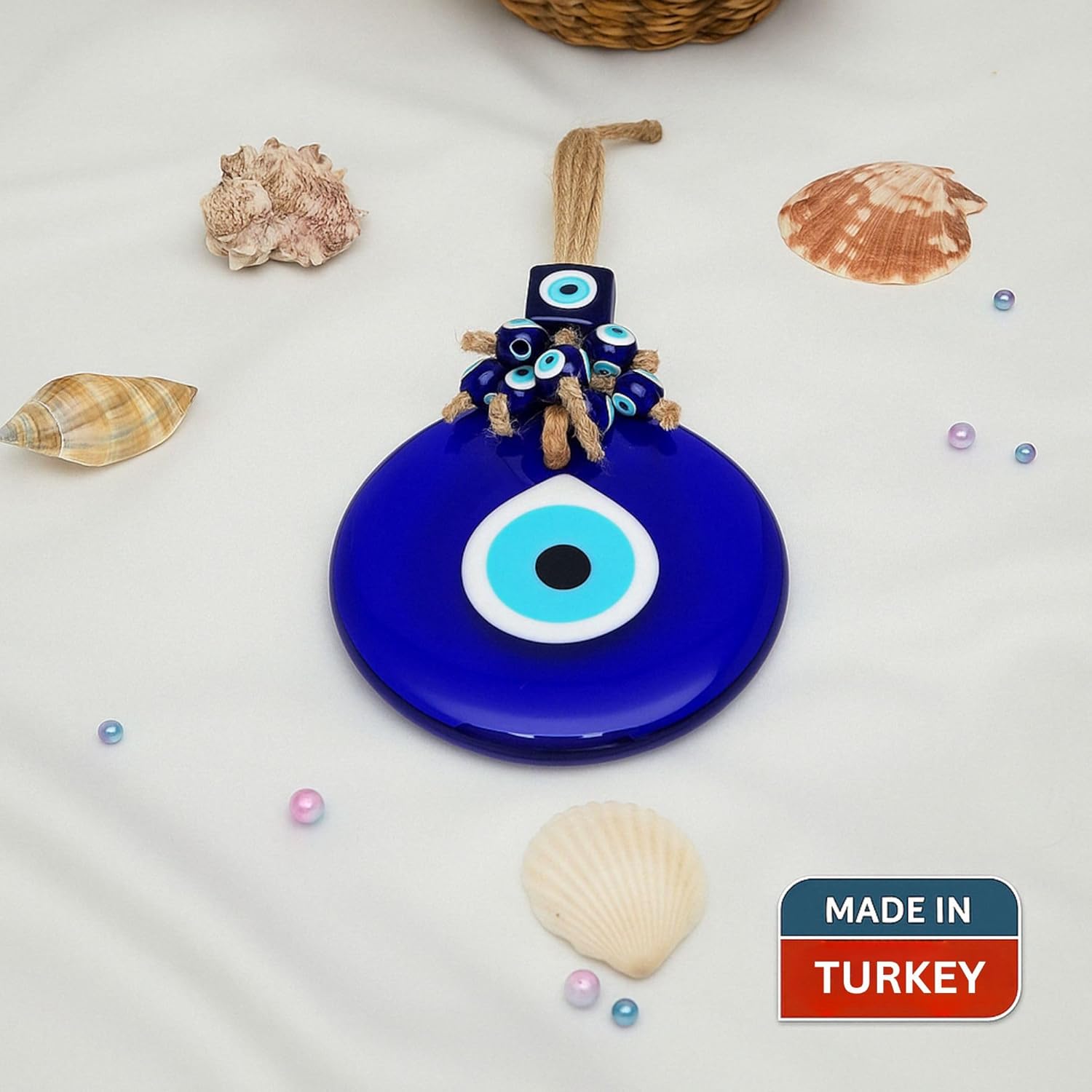 Turkish Blue Evil Eye Wall Hanging Decor