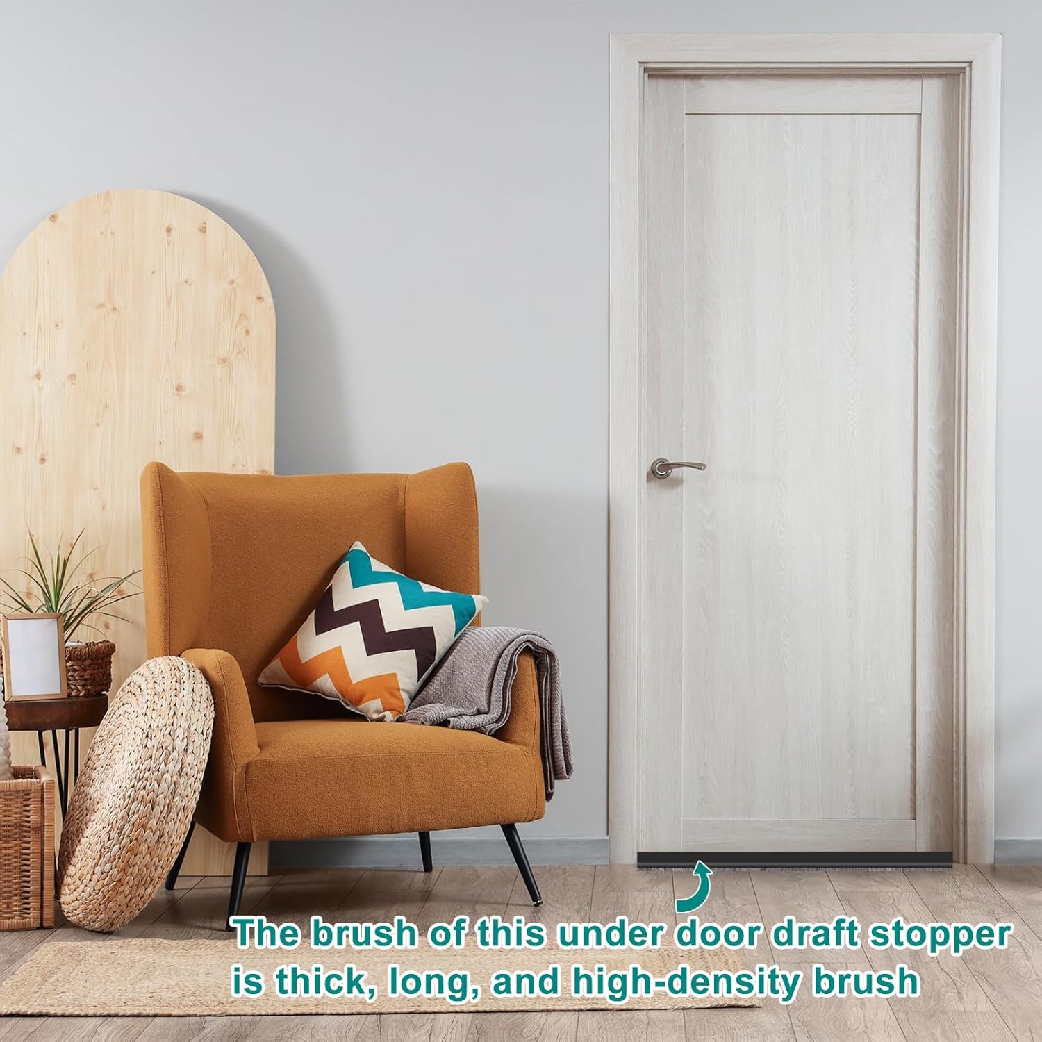 Uxcell Door Sweep Draft Stopper 12 x 40 Grey