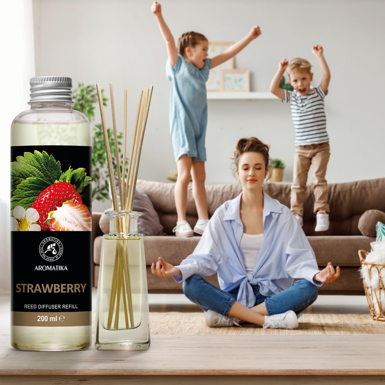 Strawberry Aroma Reed Diffuser Refill 68 Fl Oz