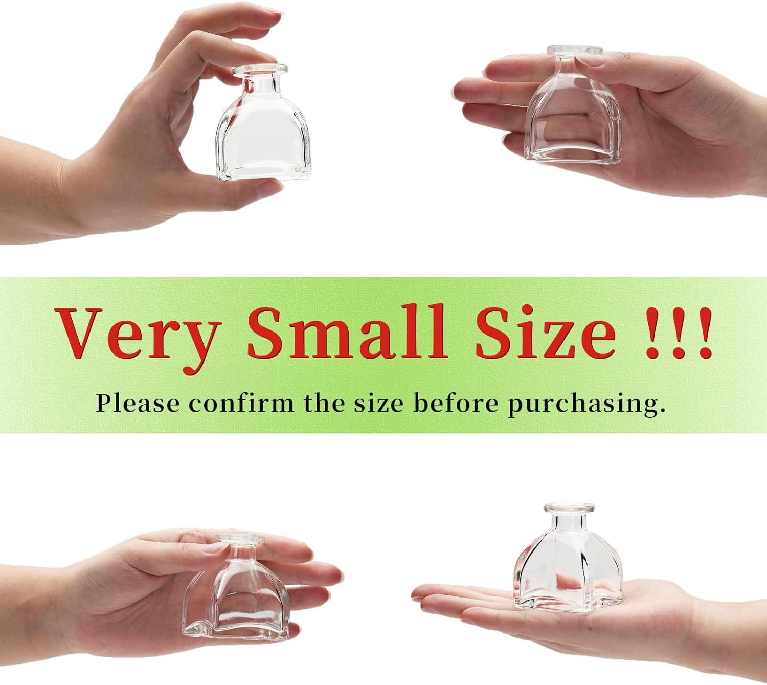 Hewory Mini Bud Vases Set 28pcs for Centerpieces
