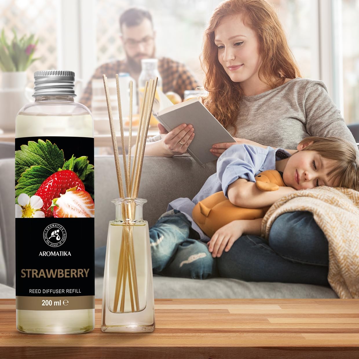 Strawberry Aroma Reed Diffuser Refill 68 Fl Oz