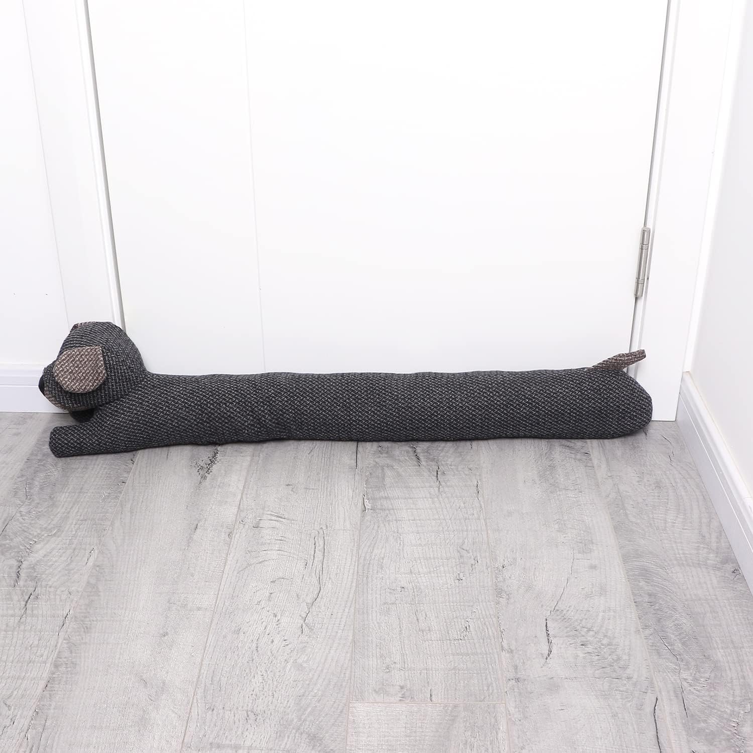 Cute Dog Door Stopper 34 Inches Dark Grey Heavy Duty