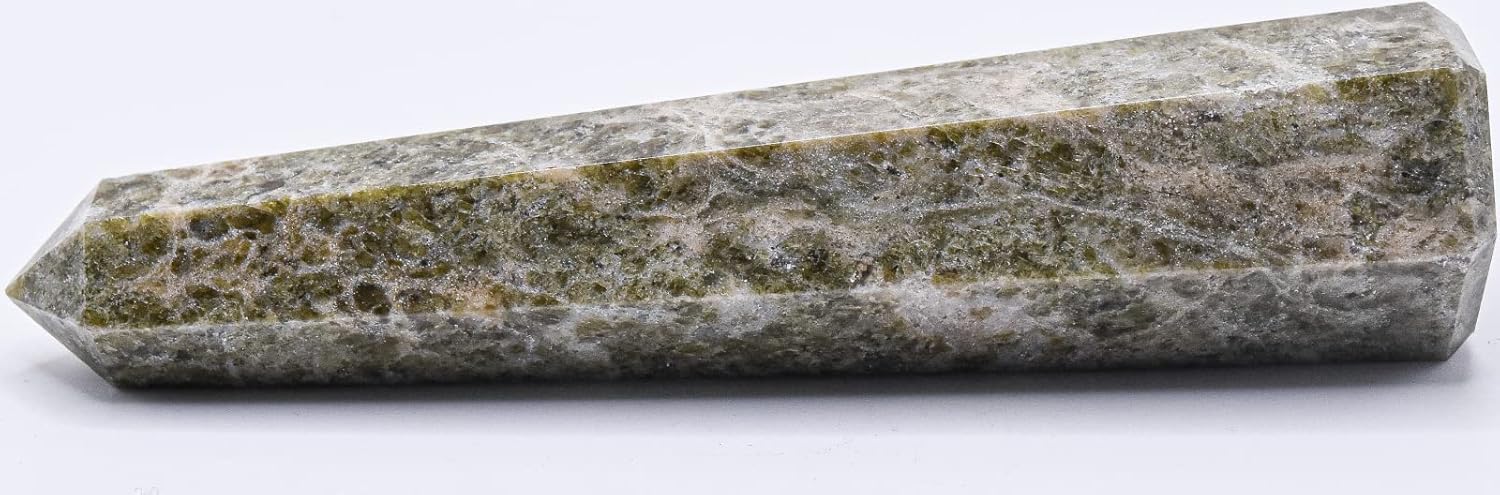 42 Inch Green Vesuvianite Obelisk Crystal Mineral Specimen Tower Wand