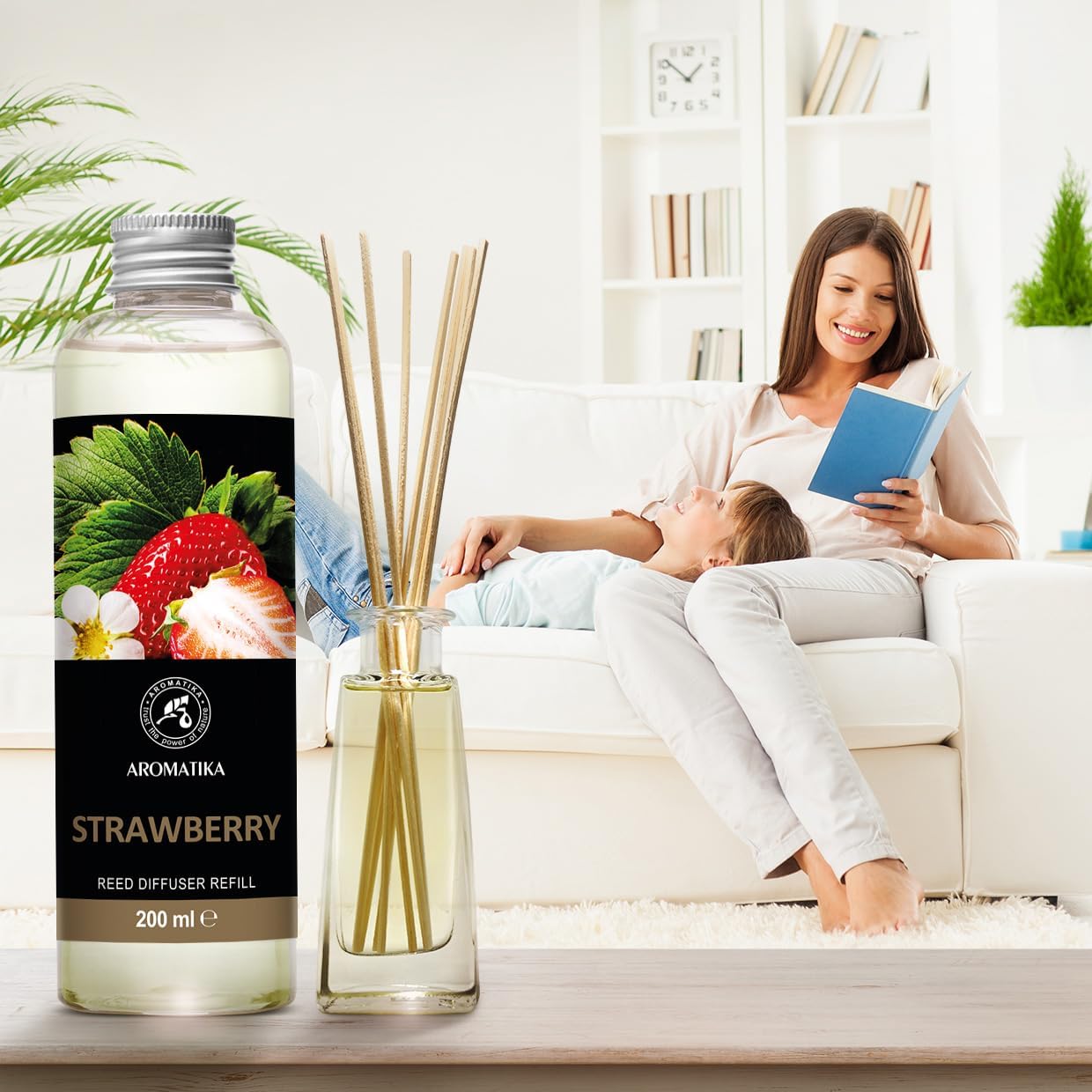 Strawberry Aroma Reed Diffuser Refill 68 Fl Oz