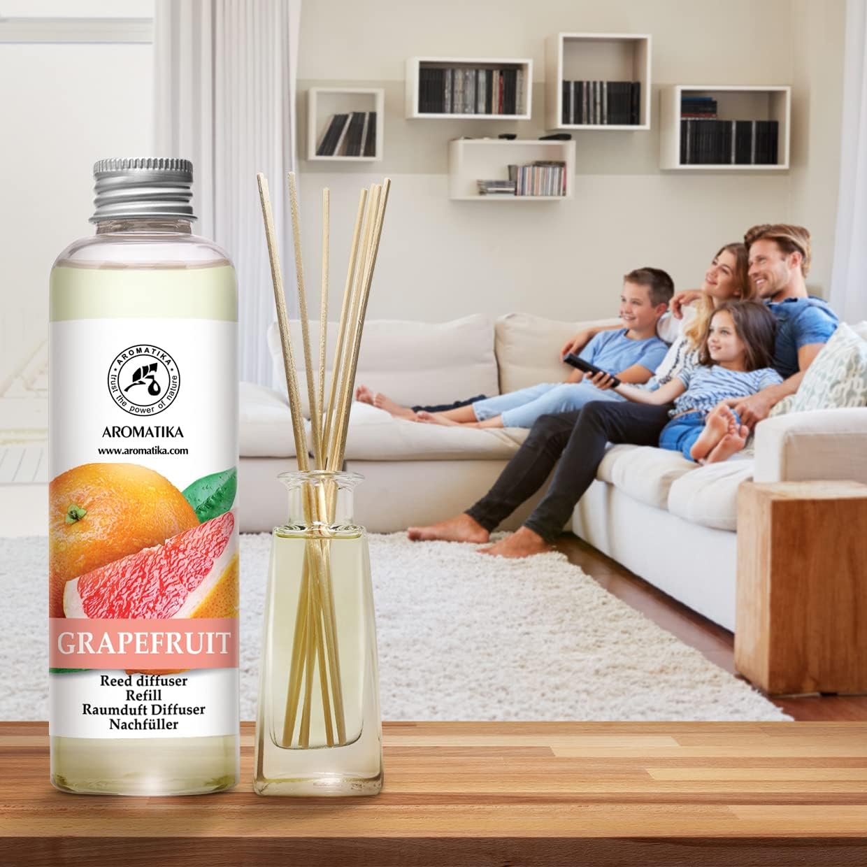 AROMATIKA Reed Diffuser Oil Refill Grapefruit