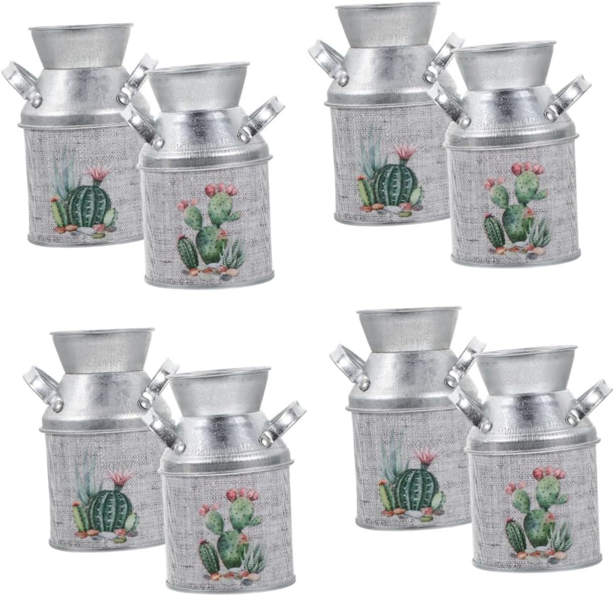 Unomor 8pcs Vintage Pitcher Vase Set
