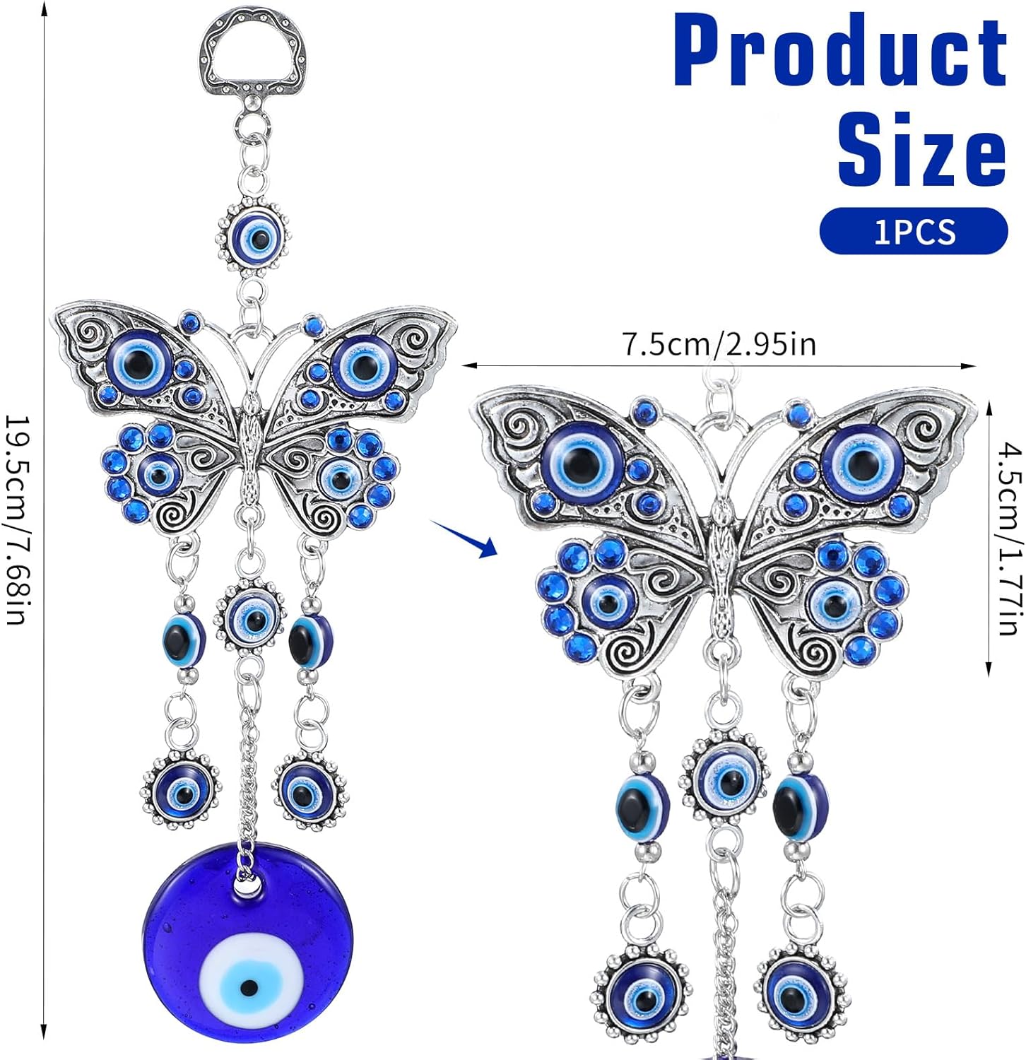 Ymapinc Evil Eye Car Charm Wall Hanging Decor