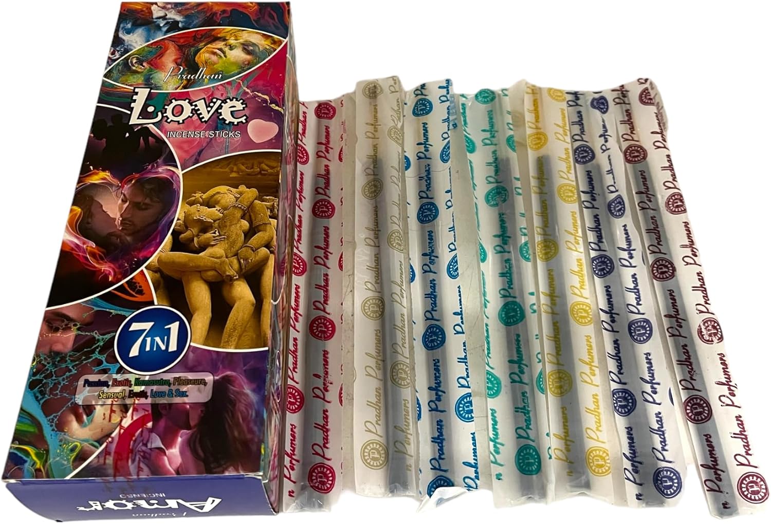 Pradhan 7 Scents Sampler Assorted Love