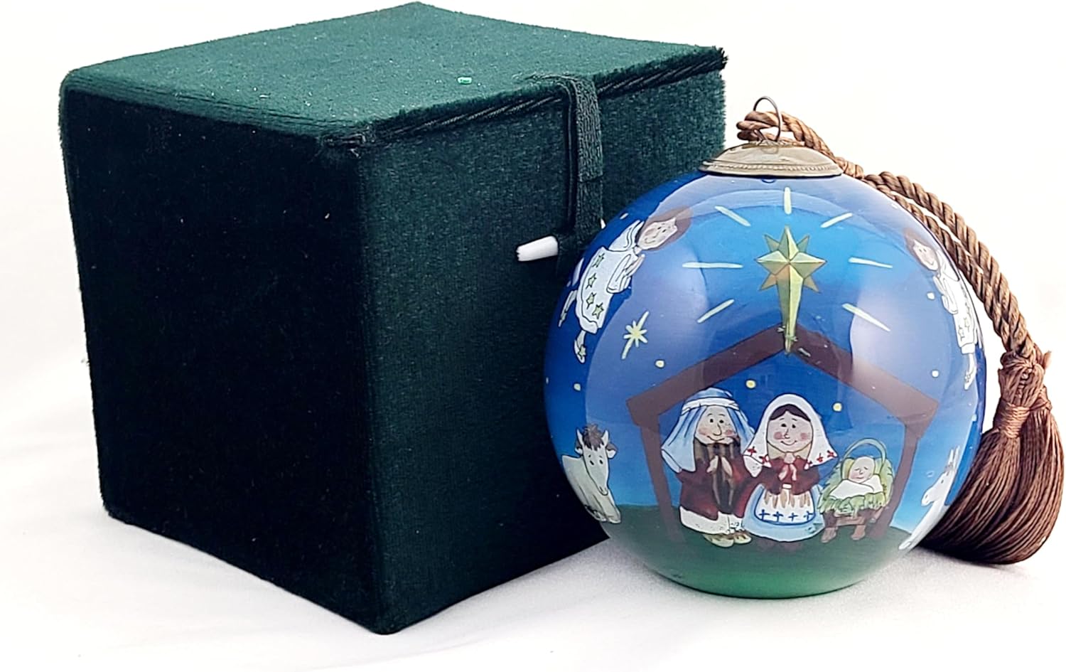 Prayer Blessing Handcrafted Glass Ornament