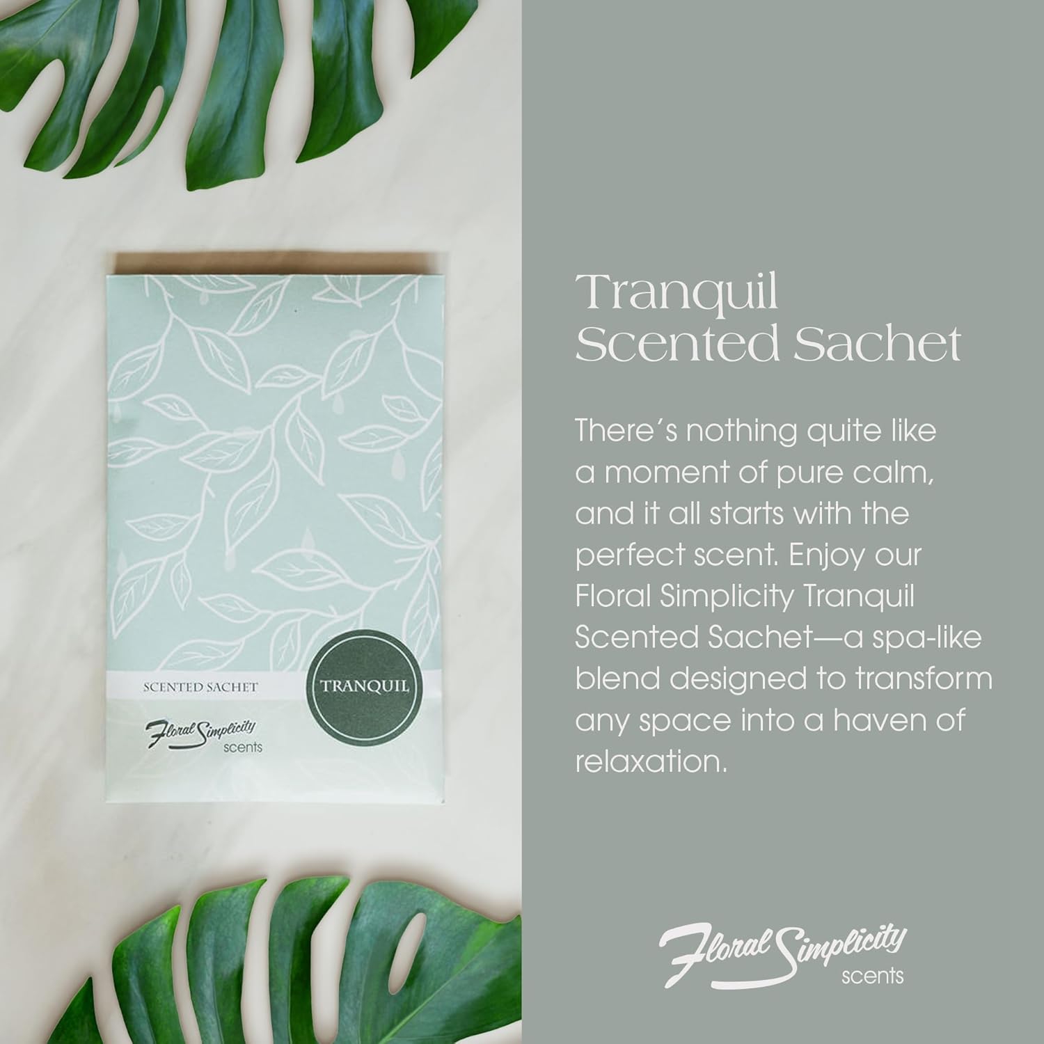 Tranquil Scented Sachets Pack of 3 - Home Fragrance