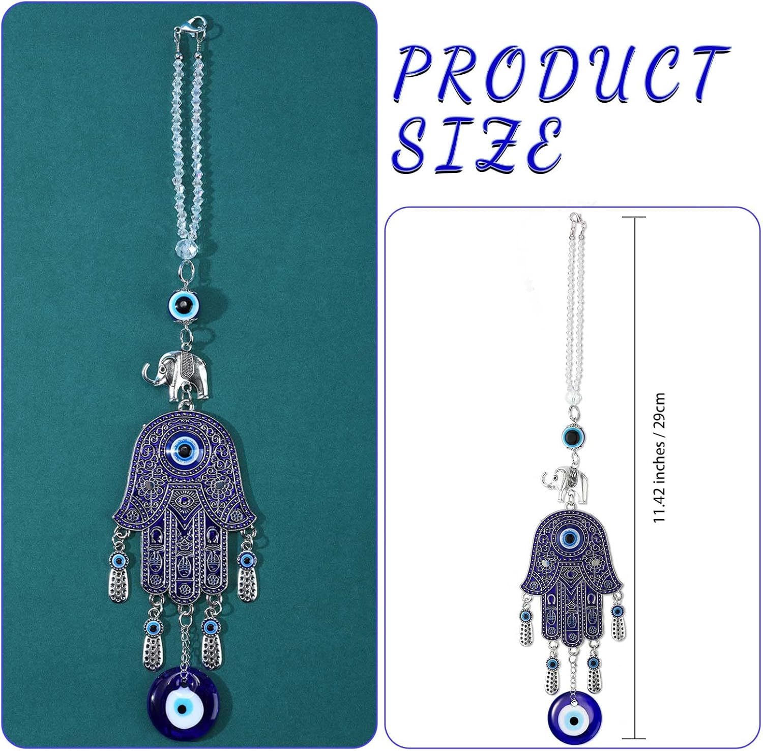 Frienda Evil Eye Car Hanging Charm Decor Pendent