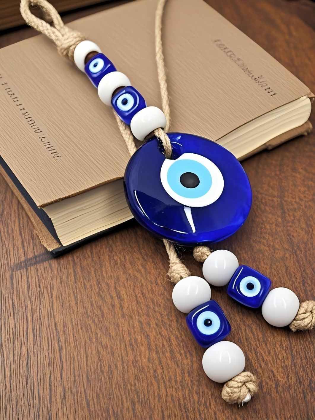 Blue Glass Evil Eye Handmade Hanging Ornament