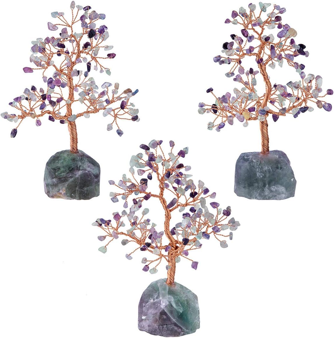 Rockcloud Natural Crystals Money Tree Feng Shui Decoration 7 Inches