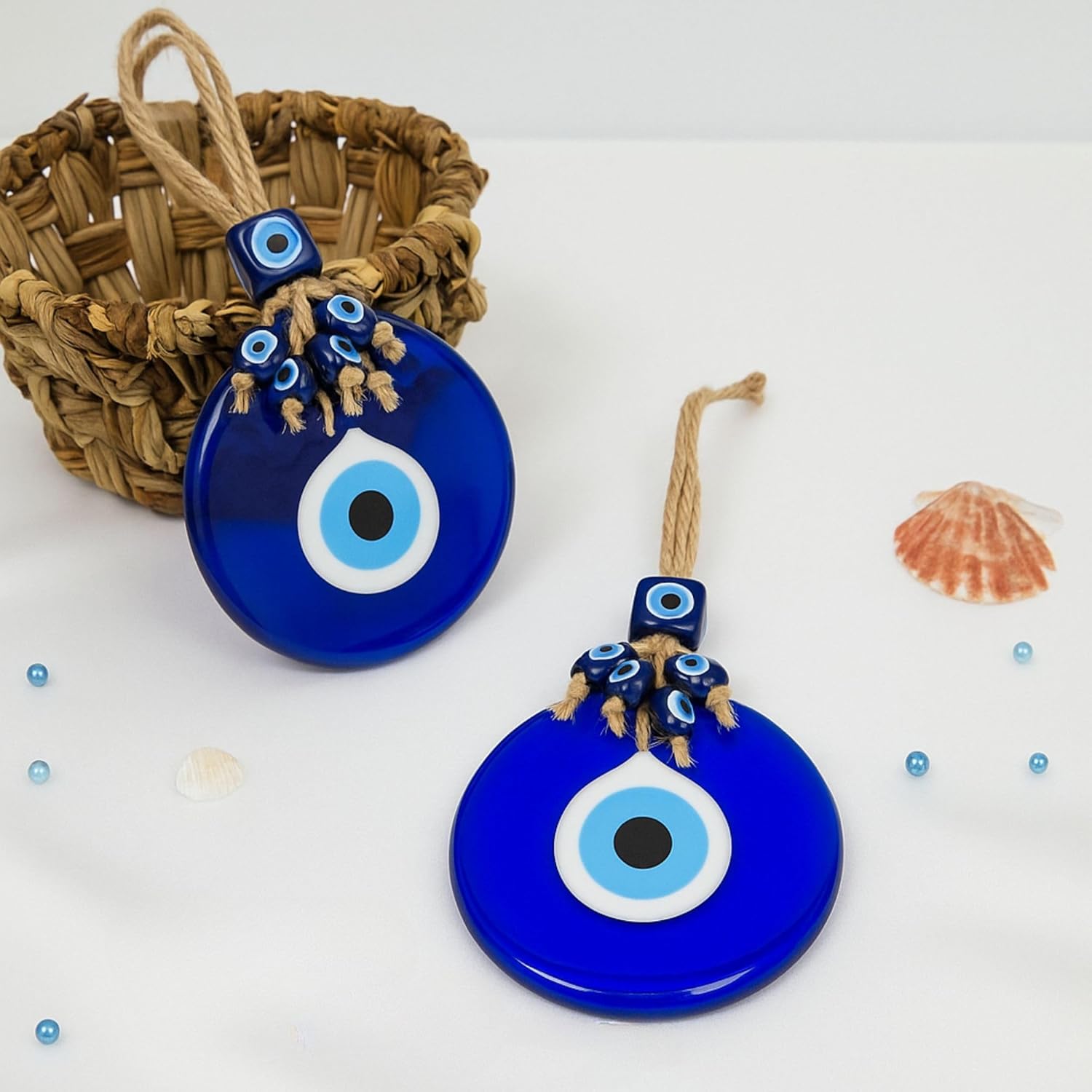 Turkish Blue Evil Eye Wall Hanging Decor
