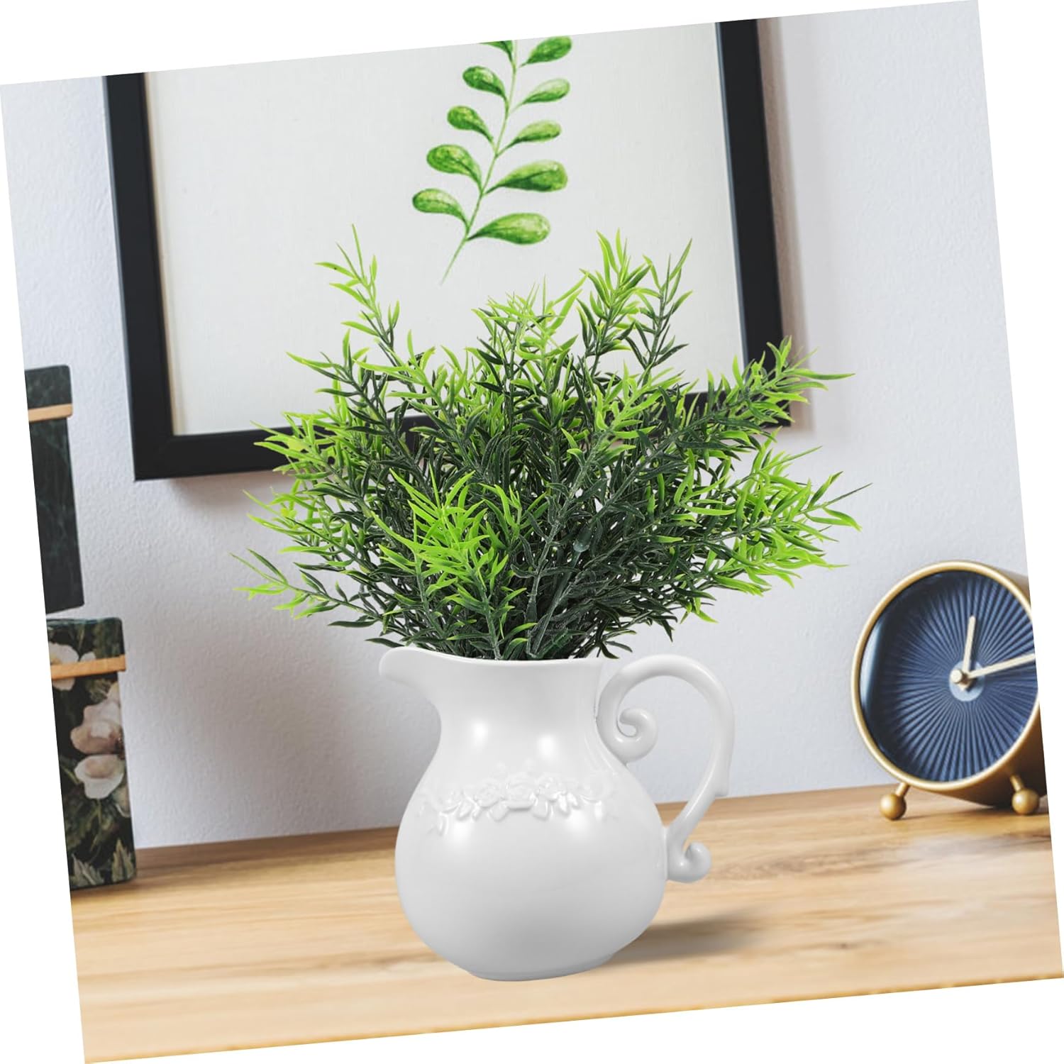 Zerodeko Ceramic Pitcher Vase for Dried Flowers