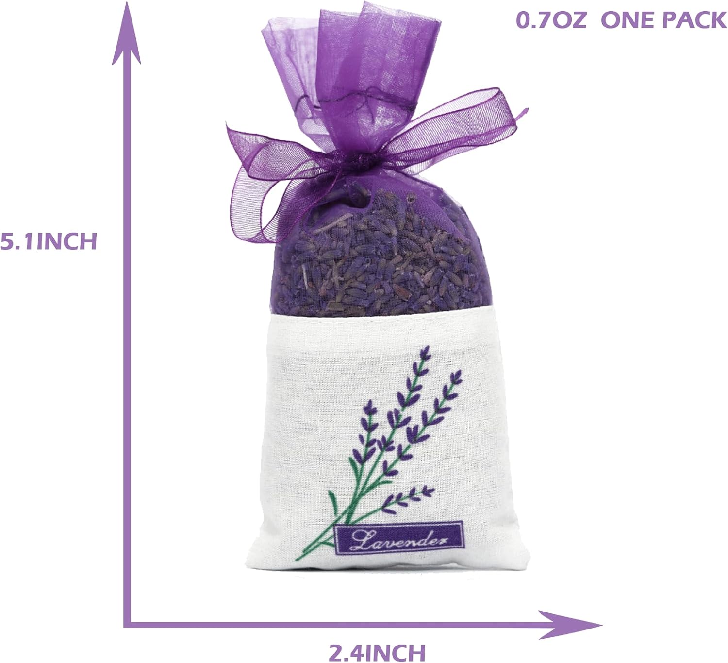 Haswer Lavender Sachets Bag for Drawers Closets Cars Gym Bags