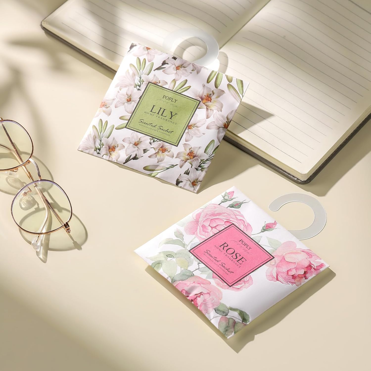 12 Pack Lavender Scented Sachets for Drawer and Closet