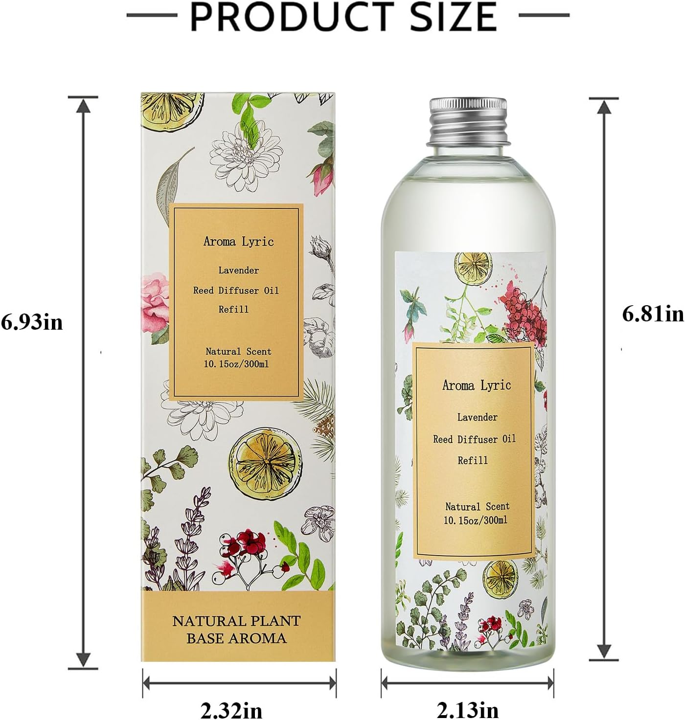 Aroma Lyric Lavender Reed Diffuser Oil Refill 1015oz