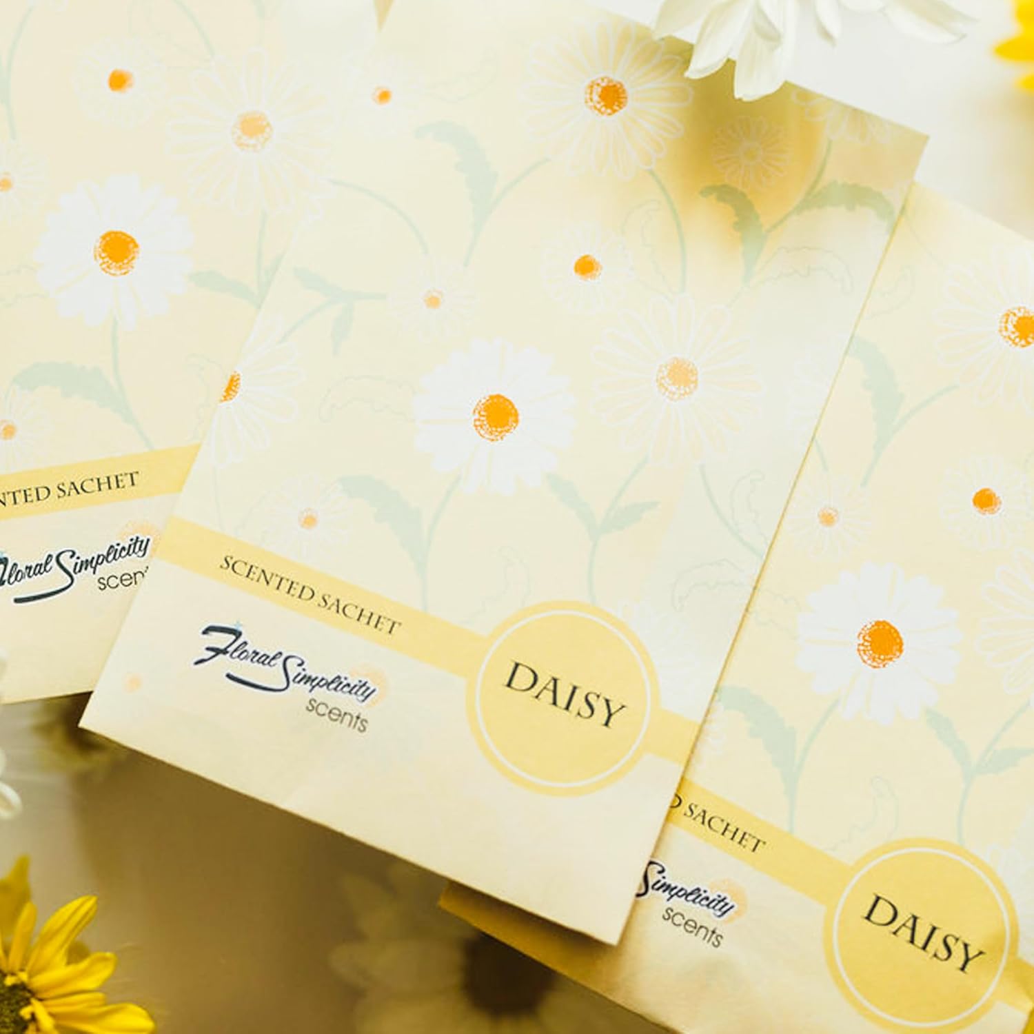 Daisy Scented Sachets Pack of 3 - Home Freshener