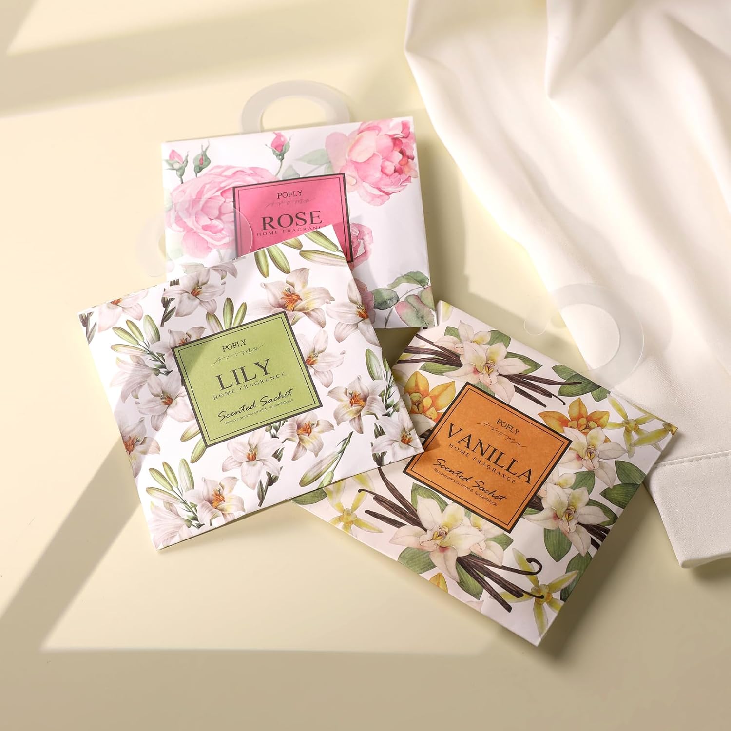 12 Pack Lavender Scented Sachets for Drawer and Closet