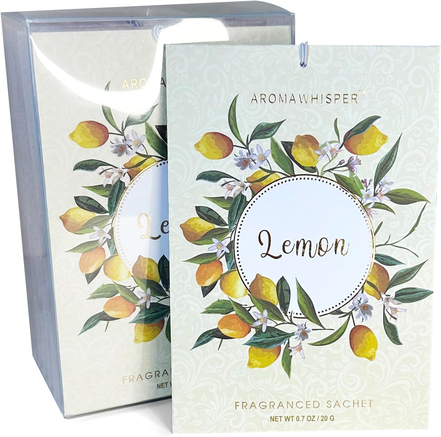 Lemon Scented Sachet Bags - 8 Pack for Home Fragrance