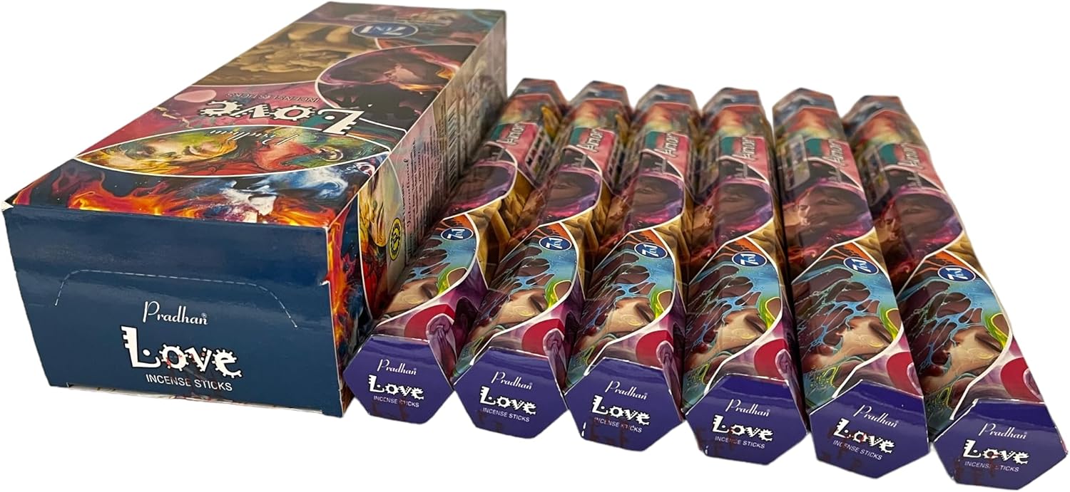 Pradhan 7 Scents Sampler Assorted Love