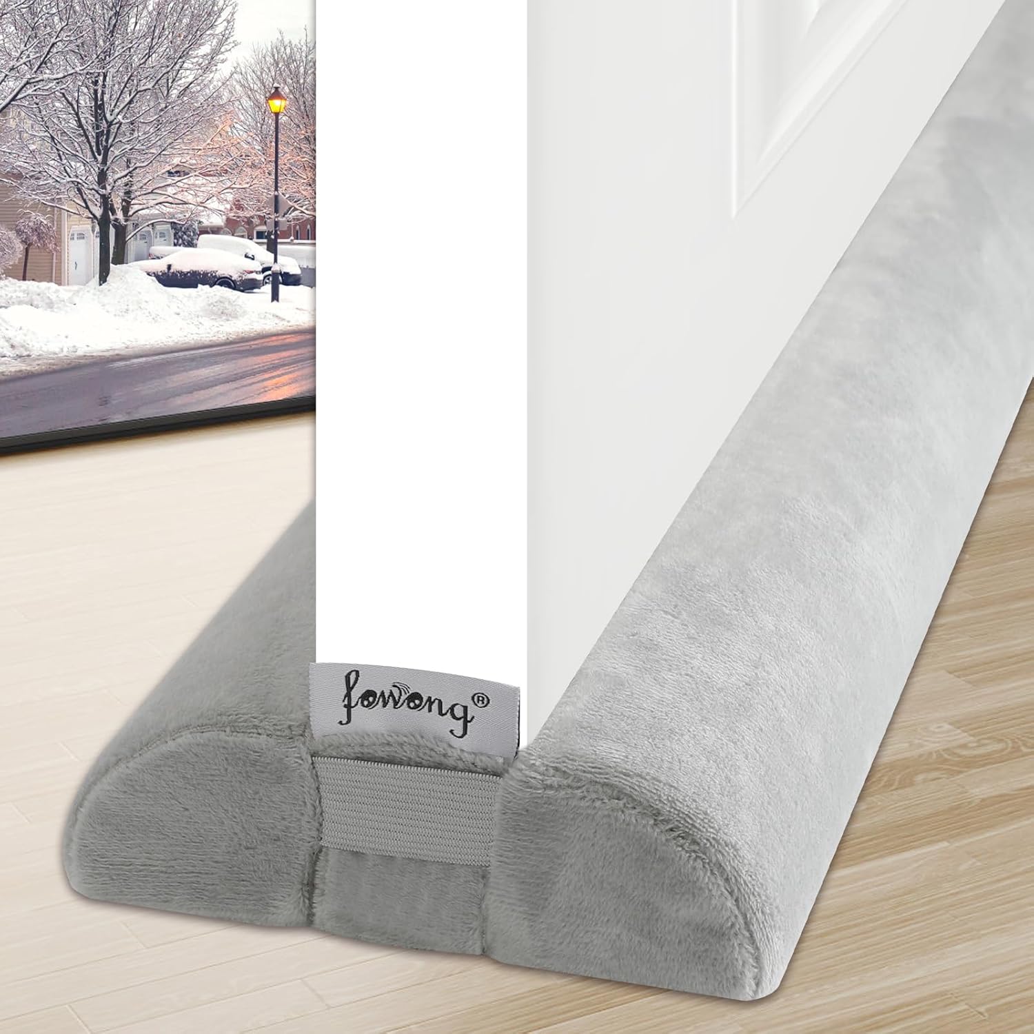 Fowong 36 Inch Door Draft Stopper Gray