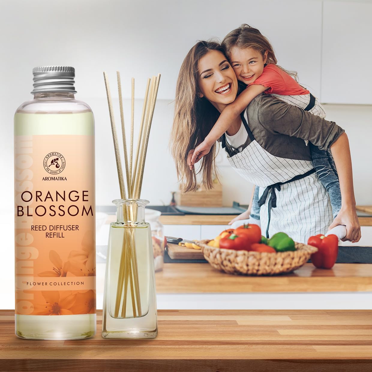 AROMATIKA Orange Blossom Reed Diffuser Refill