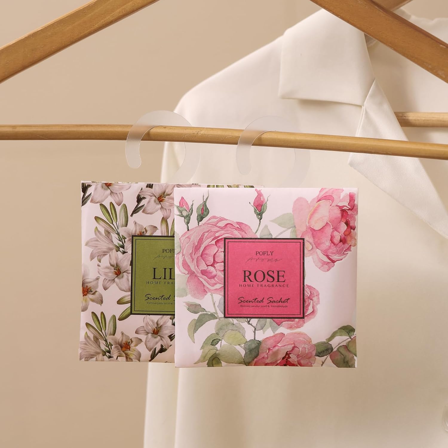 12 Pack Lavender Scented Sachets for Drawer and Closet