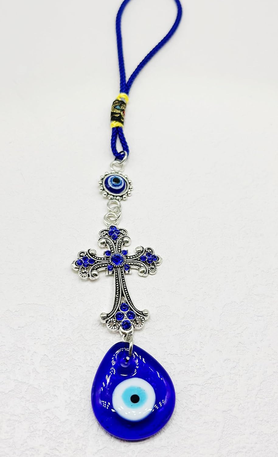Tassel Cross Fatima Horseshoe Evil Eye Hanging Ornament