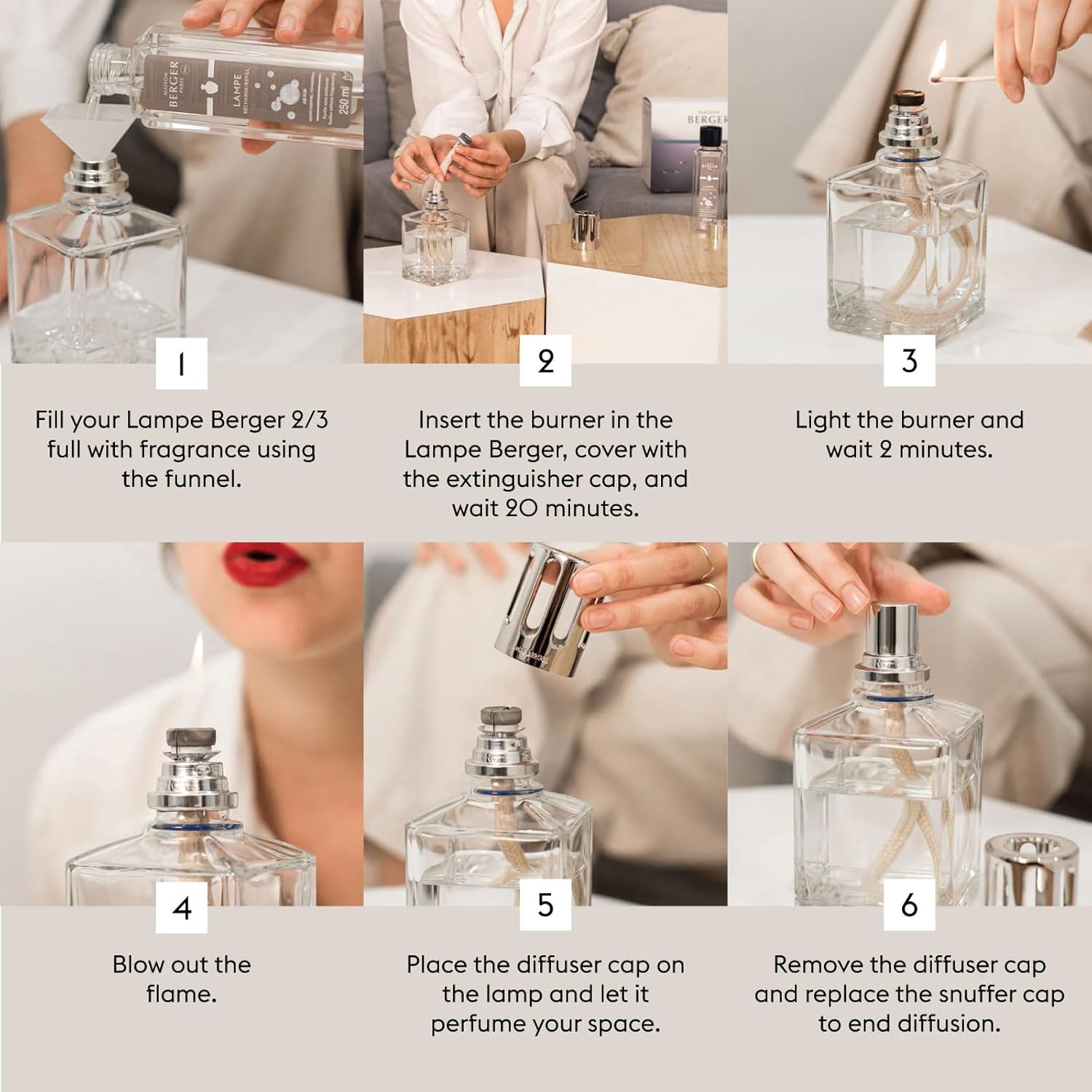 Maison Berger Lampe Berger Fragrance Trio Refills