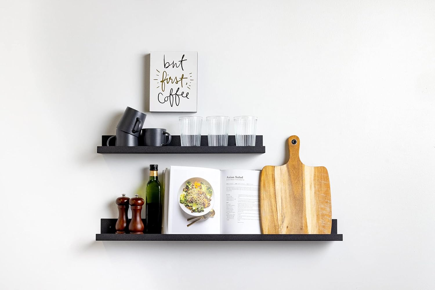 Infinite Design 24 Inch Metal Floating Shelf