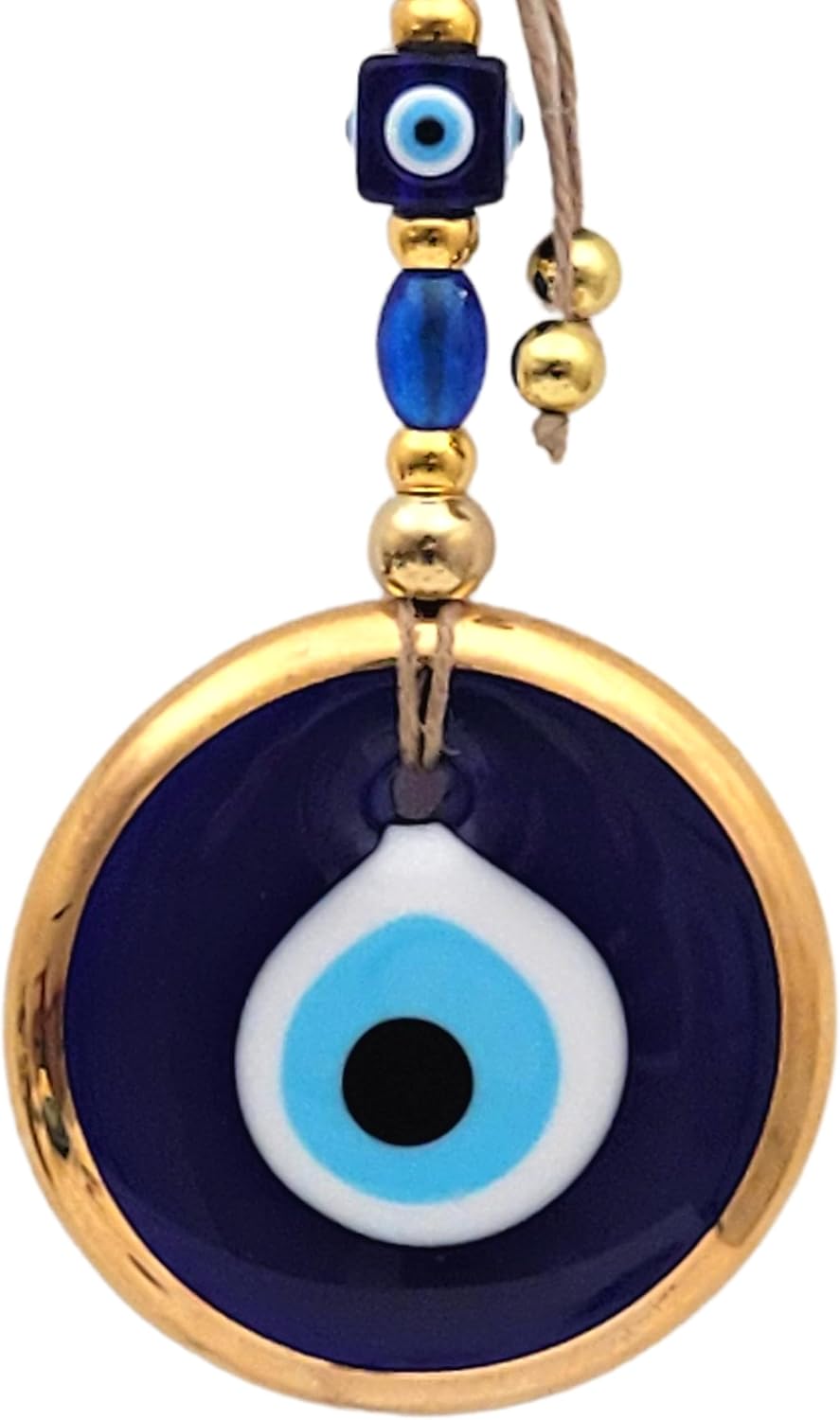 35 Gold Turkish Evil Eye Wall Hanging