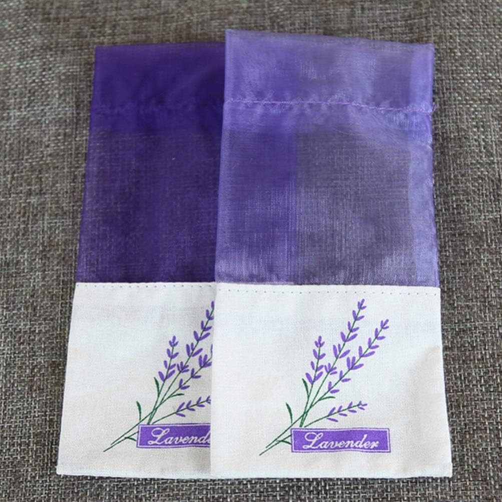 Hemoton Lavender Sachet Bags for Home and Travel Pack of 15