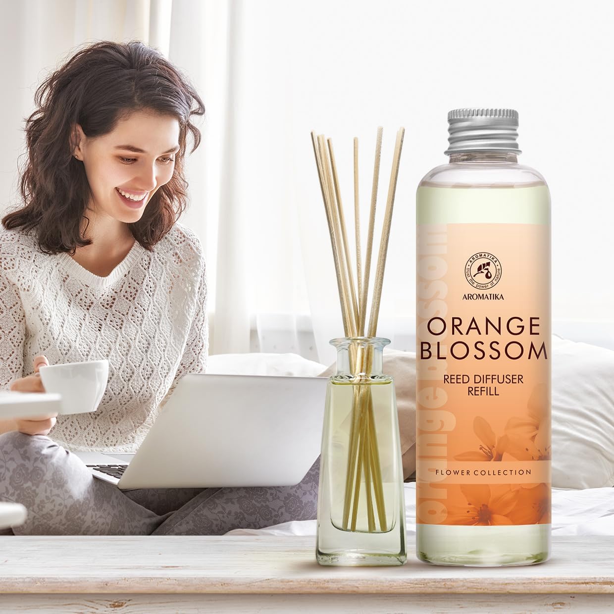 AROMATIKA Orange Blossom Reed Diffuser Refill
