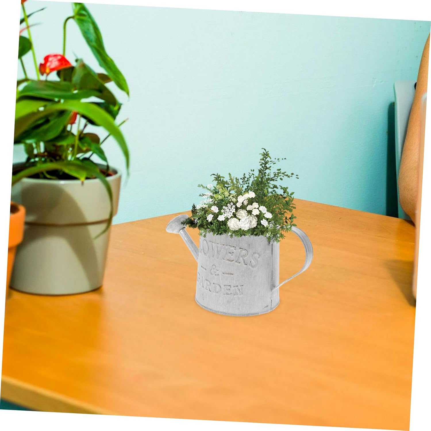 3pcs Rustic Bucket with Handle for Dried Flowers