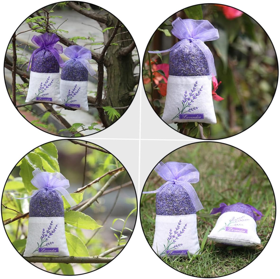 ARTIBETTER 22Pcs Lavender Sachet Bags for Home Wardrobe Travel Car Freshening