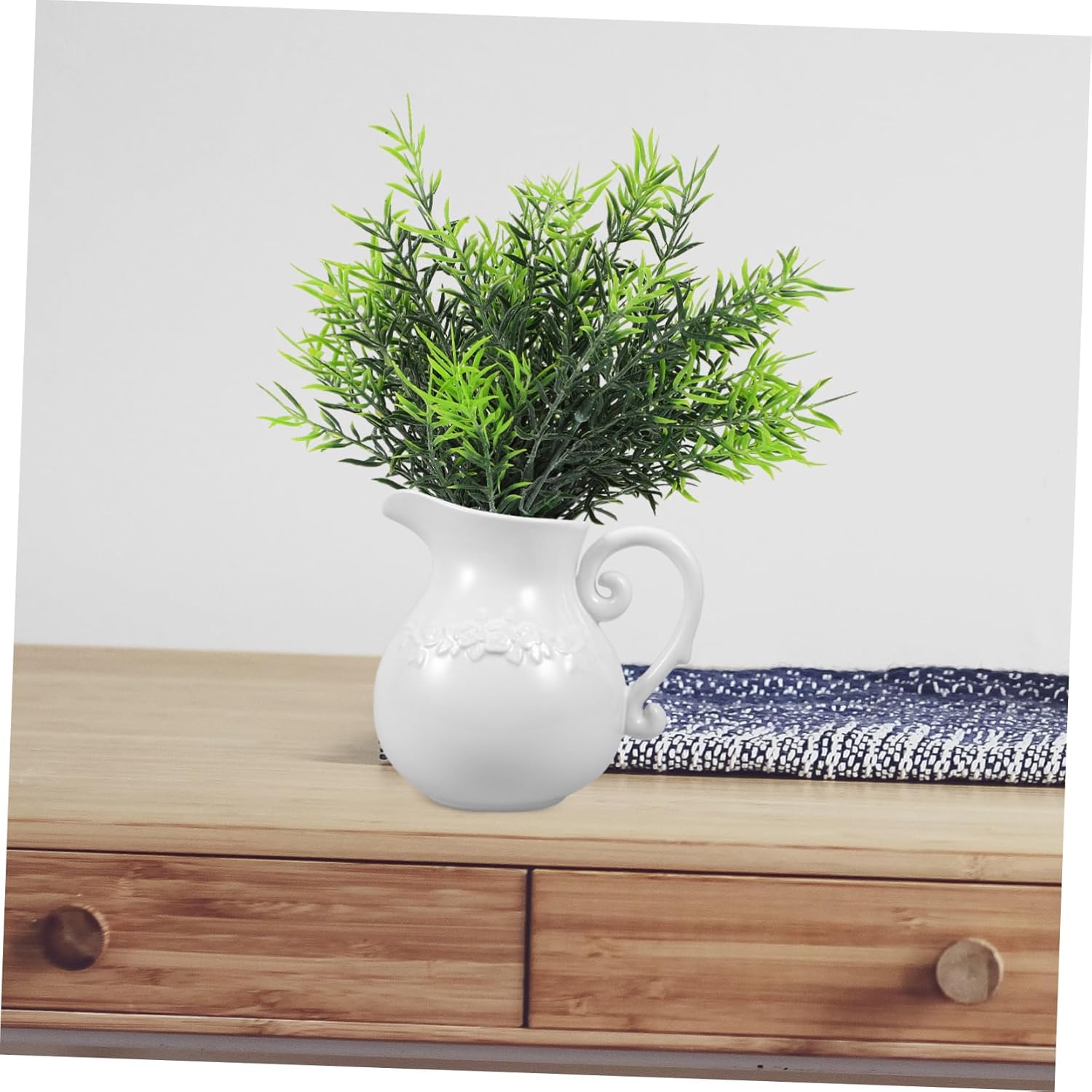 Zerodeko Ceramic Pitcher Vase for Dried Flowers