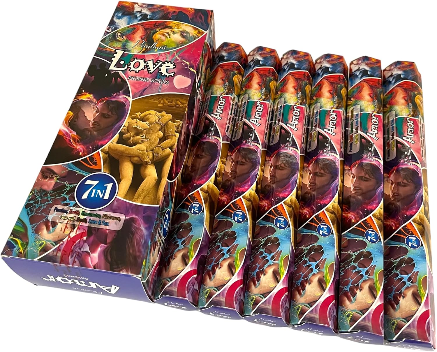 Pradhan 7 Scents Sampler Assorted Love