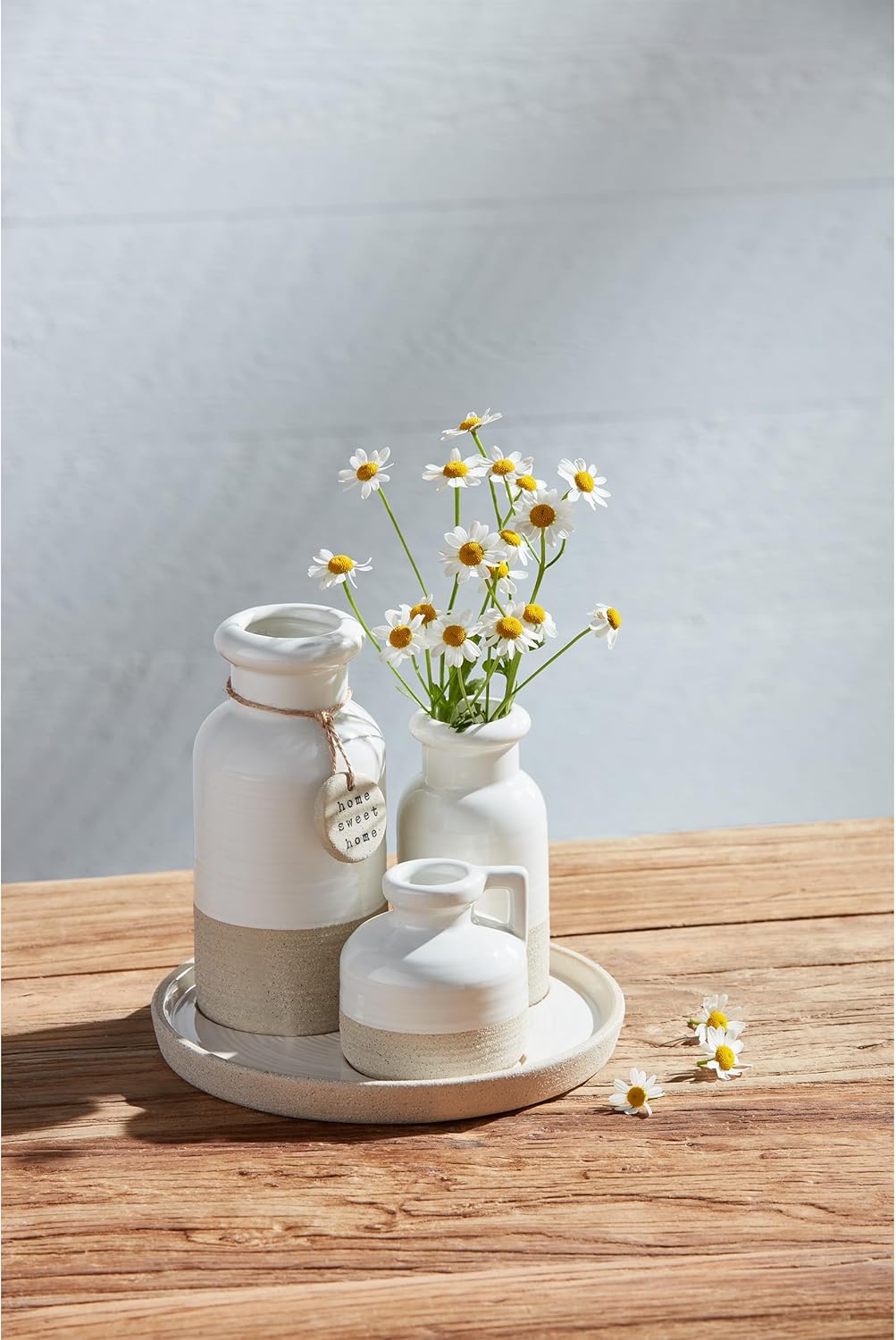 Mud Pie Connected Farm Vase Set of 3