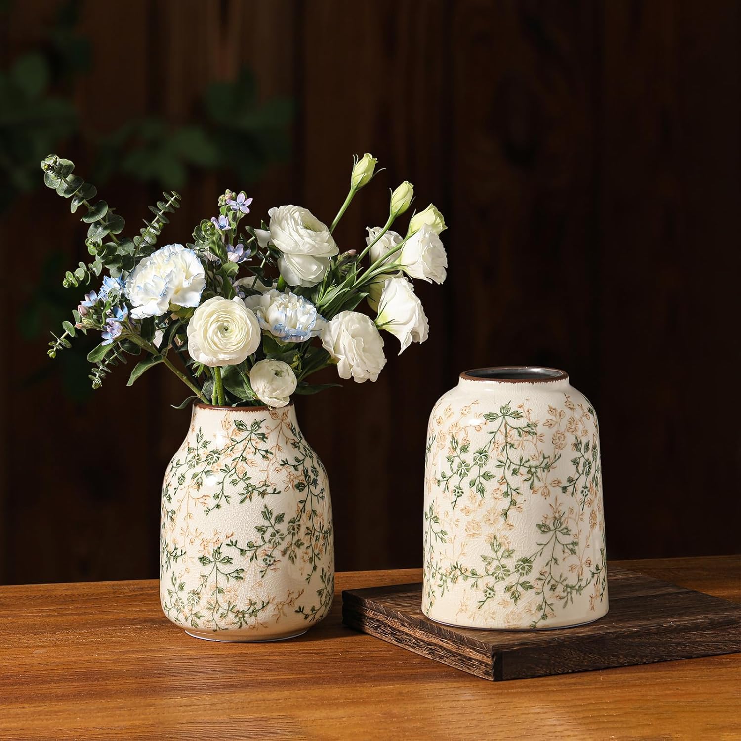 Luweoxy Rustic Vintage Ceramic Vase 78 Inch