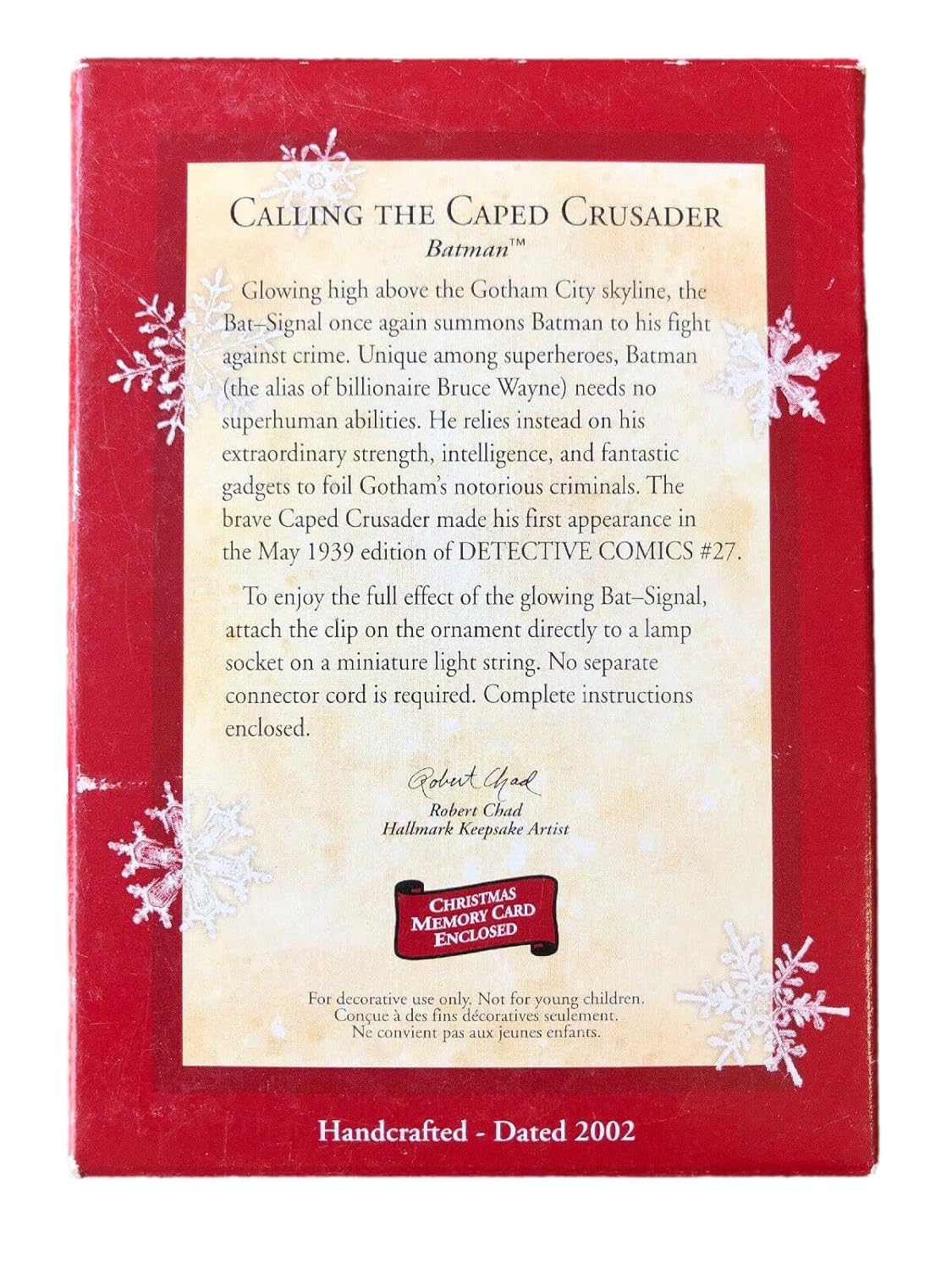 Hallmark Batman Keepsake Hanging Ornament