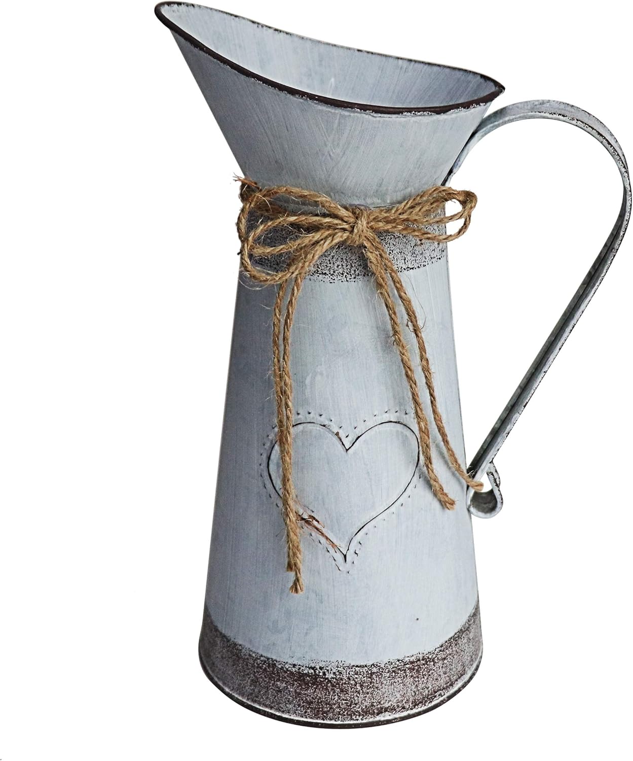 MISIXILE Rustic Metal Farmhouse Pitcher - Misty Grey 106