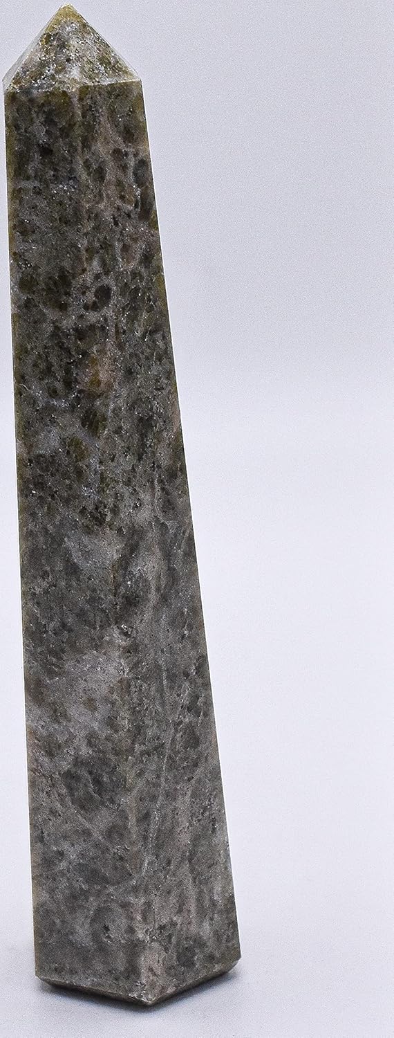 42 Inch Green Vesuvianite Obelisk Crystal Mineral Specimen Tower Wand