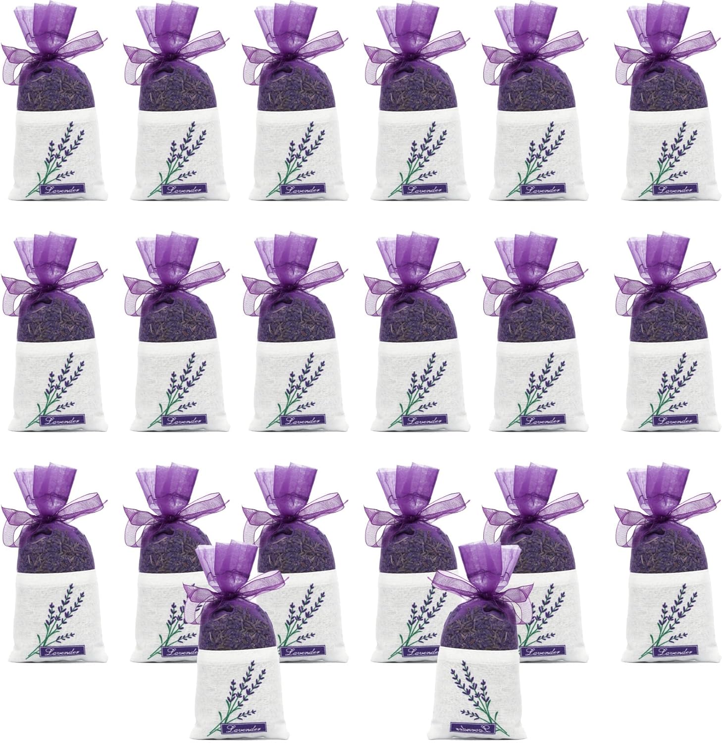 Haswer Lavender Sachets Bag for Drawers Closets Cars Gym Bags