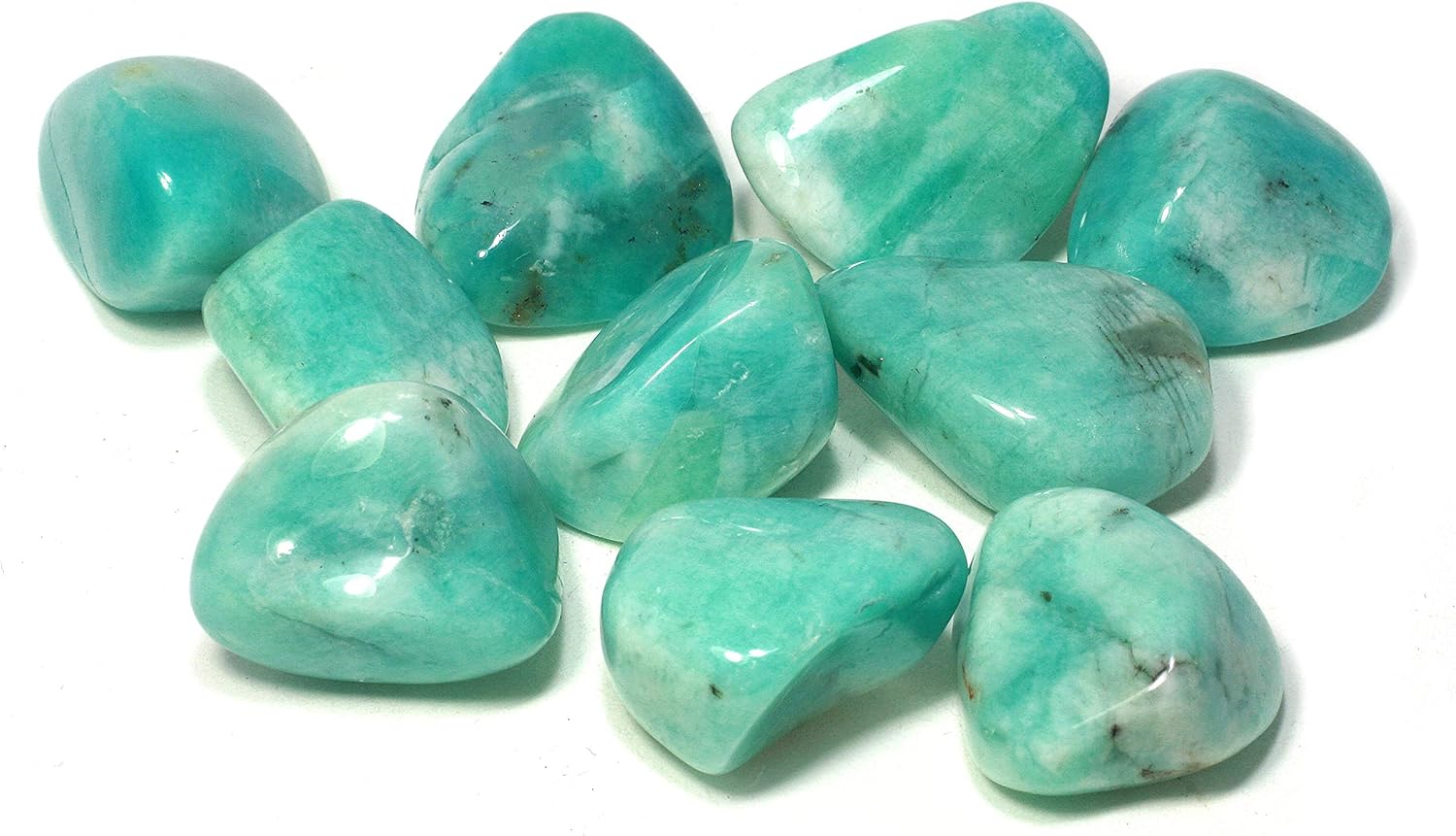 CrystalAge Amazonite Tumble Stone 20-25mm Pack of 5