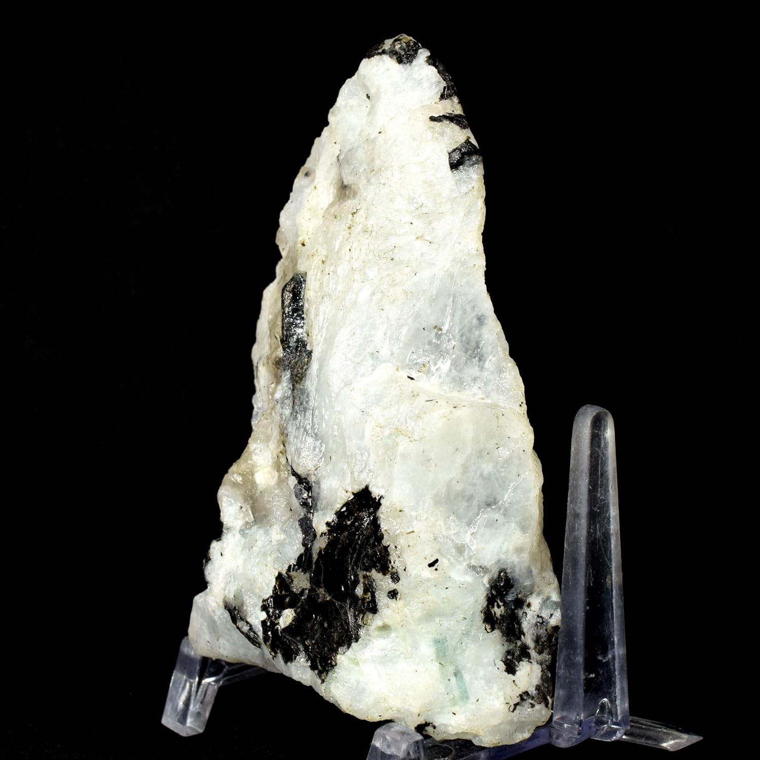 HQRP Rainbow Moonstone Rough Natural Crystal Cluster Feldspar Mineral Gemstone Specimen